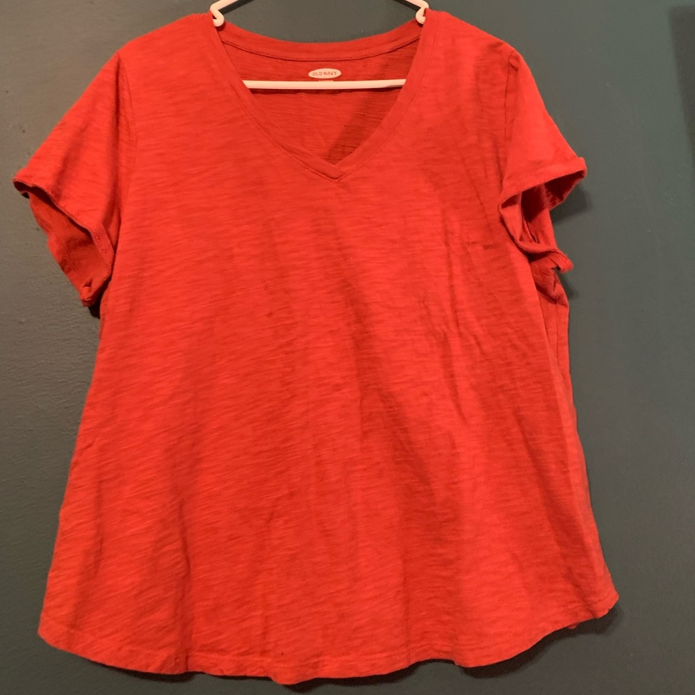 Burnt orange tee